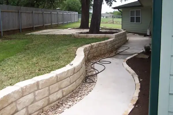 Retaining Wall Installation